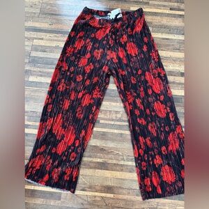 Silence and and Noise floral ankle pants
